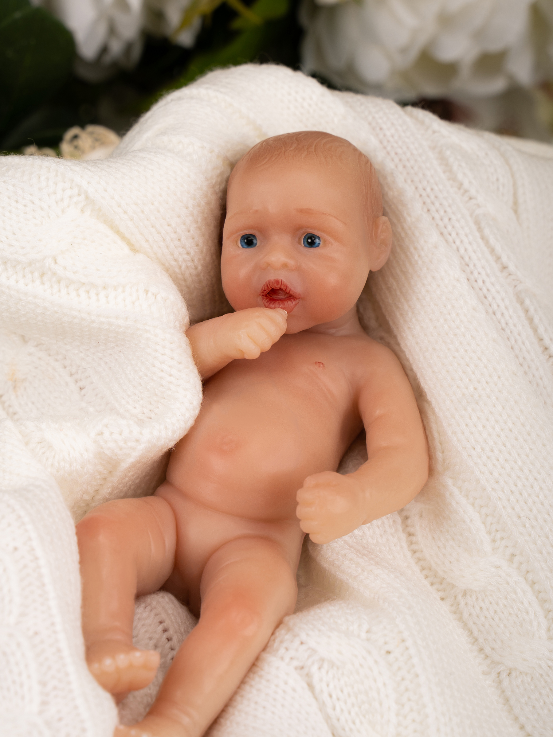 Кукла мини Magic Manufactory Magic baby Пупс реборн мальчик высота 19 см 4631162180918 - фото 24