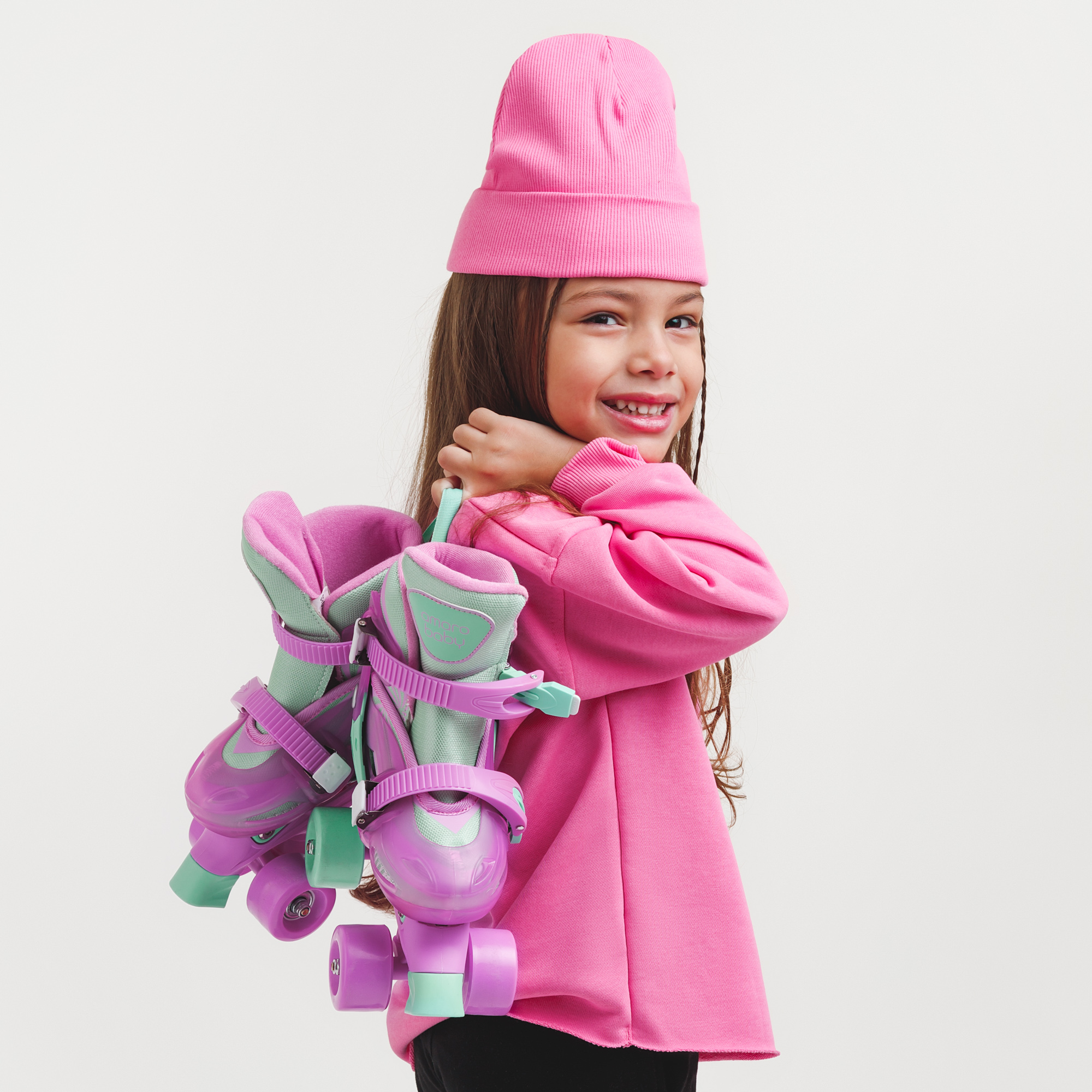 Роликовые коньки Amarobaby 30-33 - фото 10