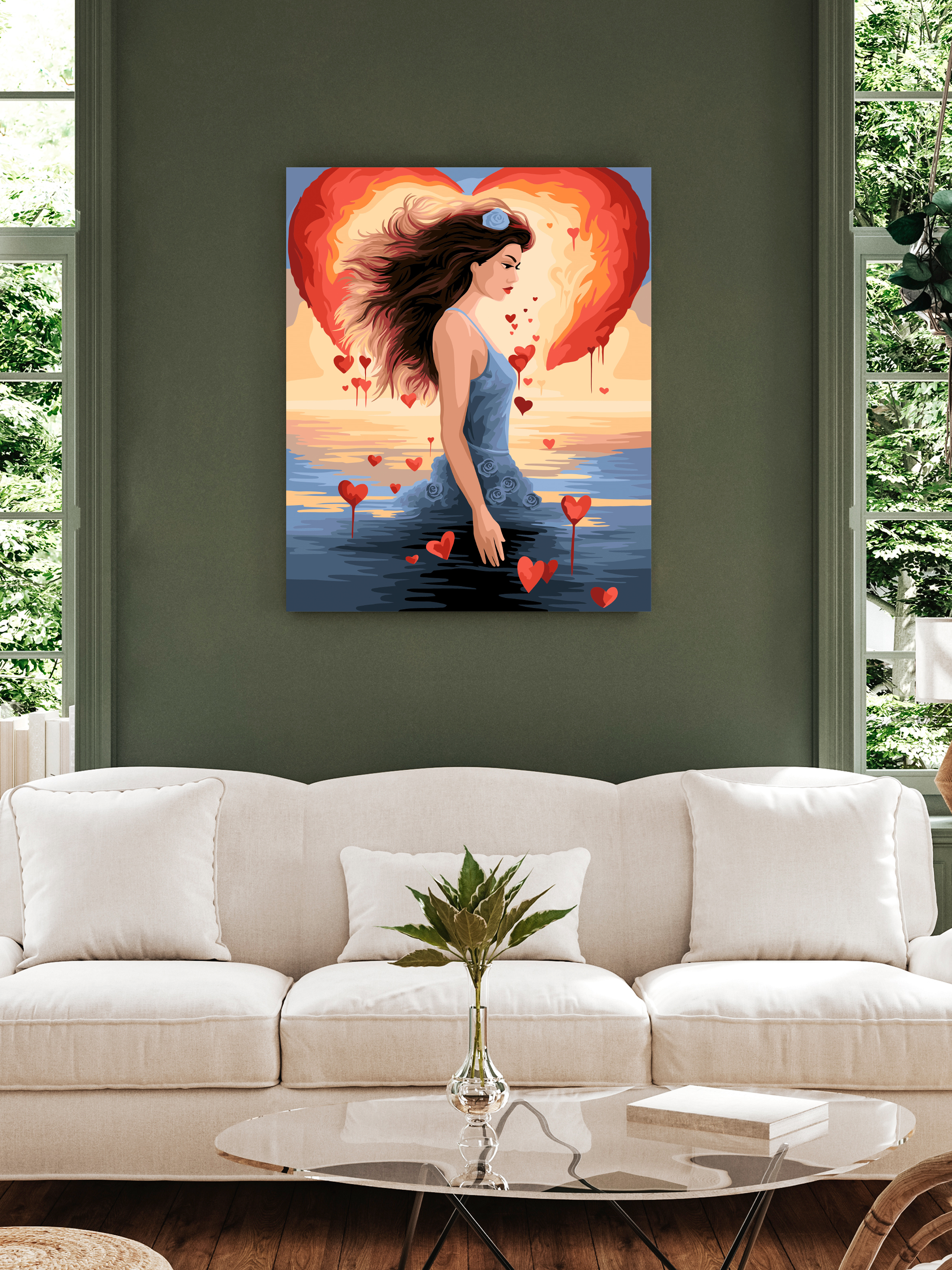 Картина по номерам Art sensation Акварель любви в ассортименте - фото 3