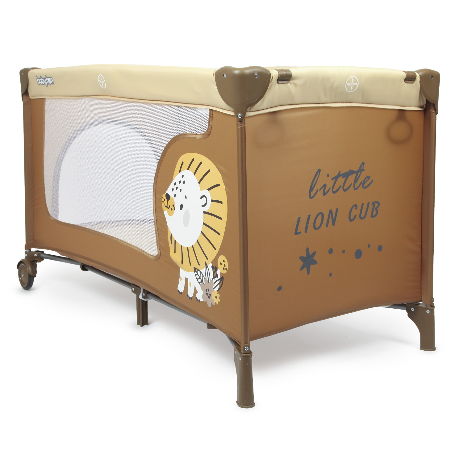 Манеж Babyton Play box Beige P612 - фото 11