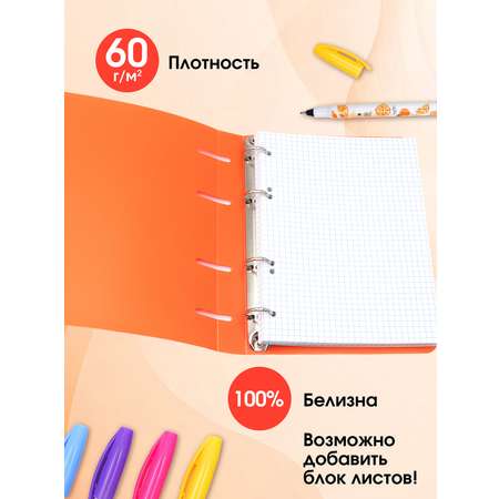 Тетрадь со сменным блоком ПАНДАРОГ клетка 80 лист.