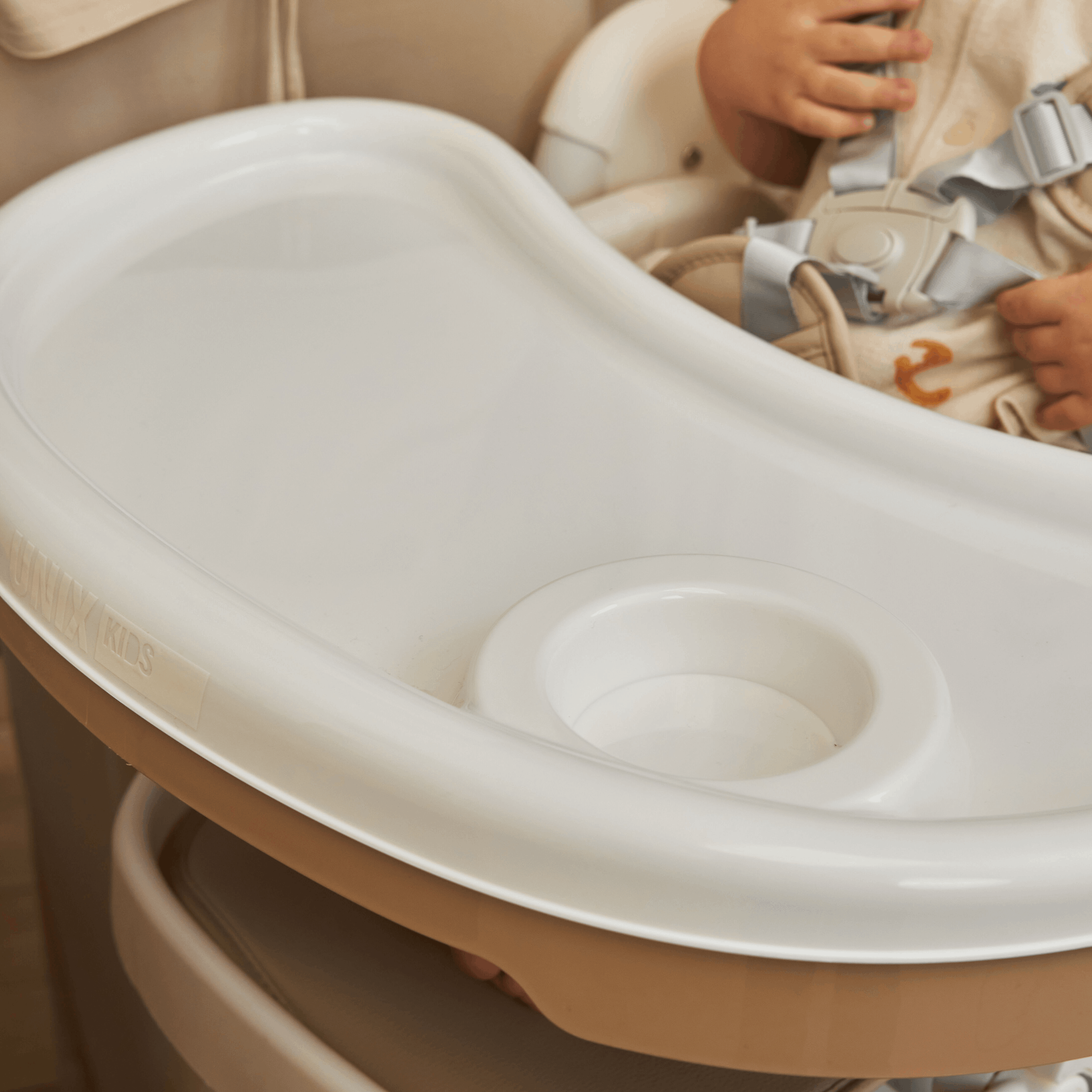 Стульчик для кормления UNIX Kids Ocean бежевый - фото 24