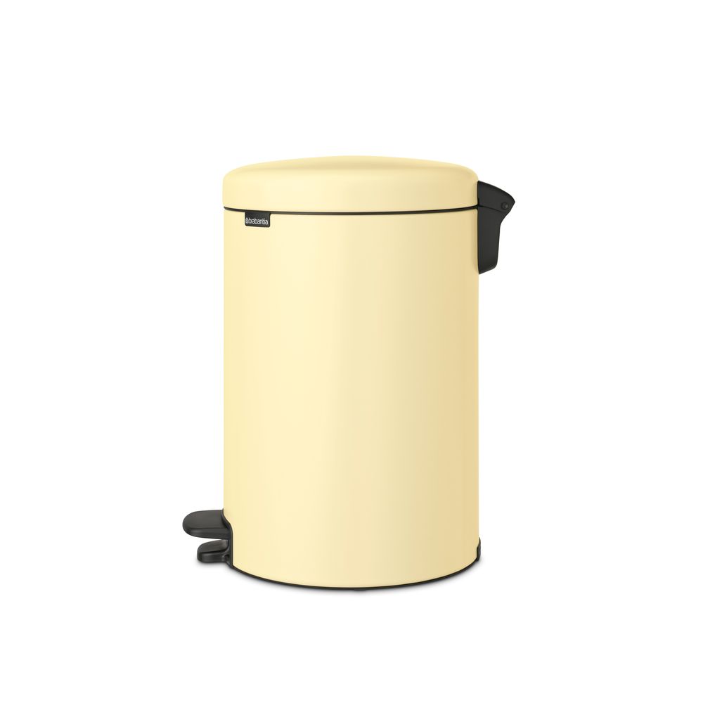 Бак мусорный Brabantia NewIcon с педалью ванильно-желтый 20л 233821 - фото 2