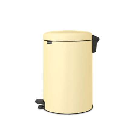 Бак мусорный Brabantia NewIcon с педалью ванильно-желтый 20л 233821