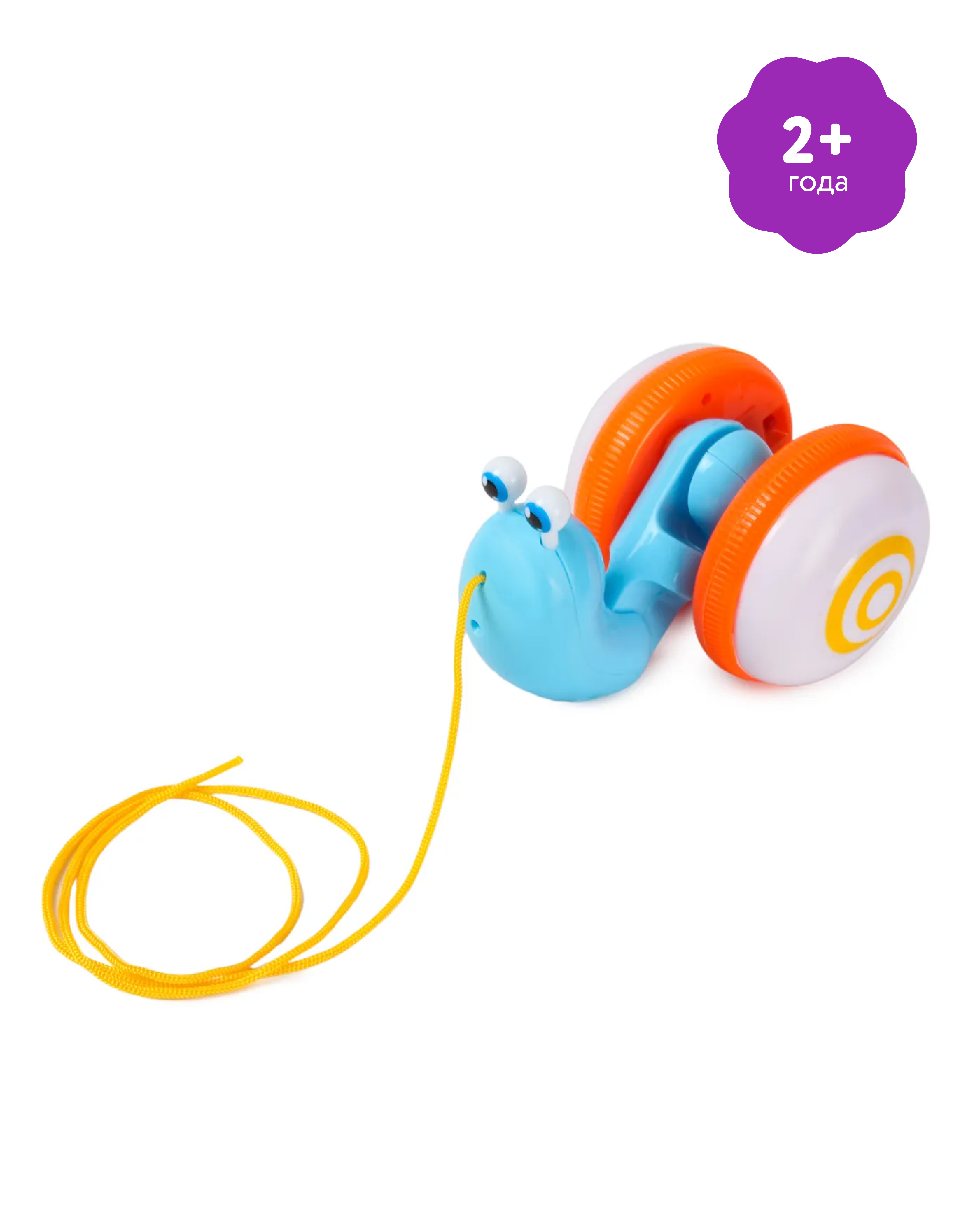 Изображение товара Игрушка Каталка Улитка BabyGo со светом и звуком для малышей