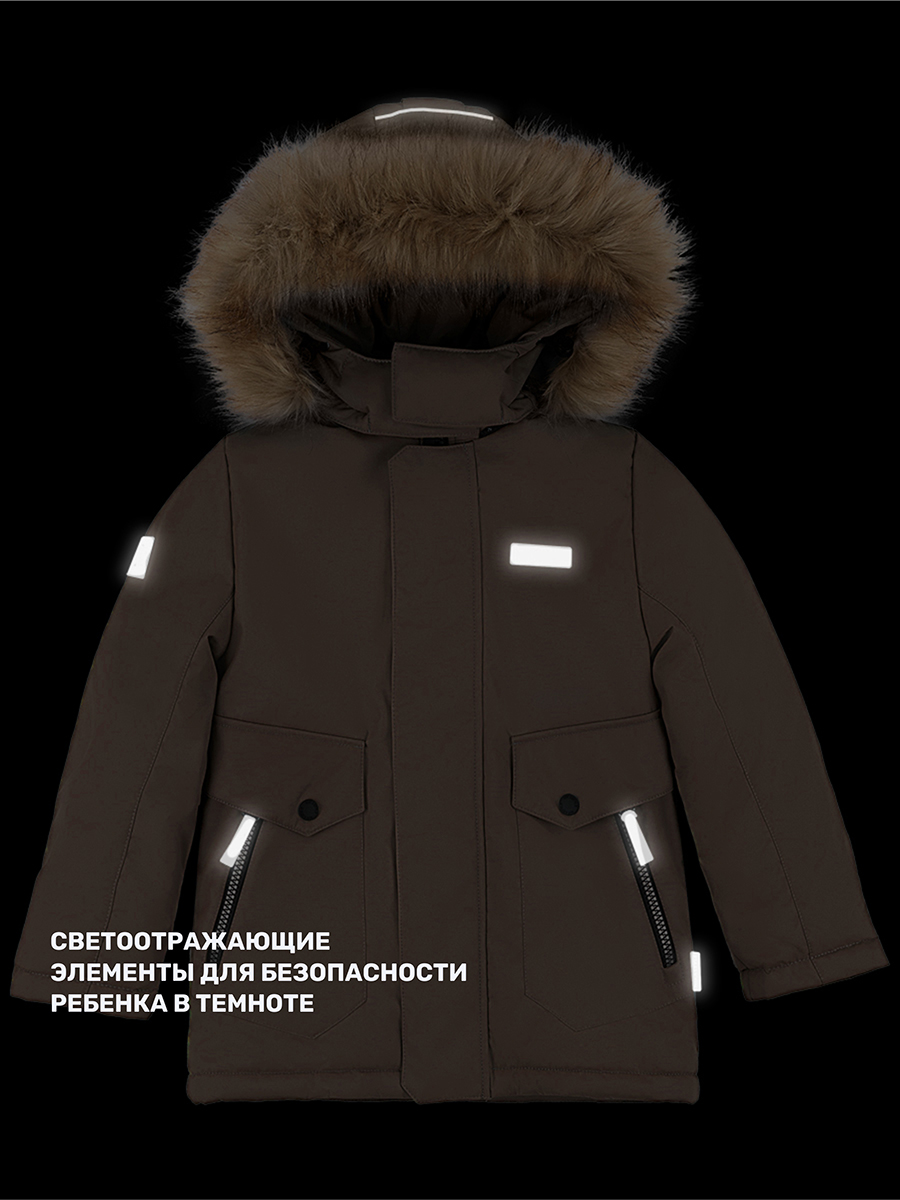 Куртка NIKASTYLE 4з3324 орех - фото 11