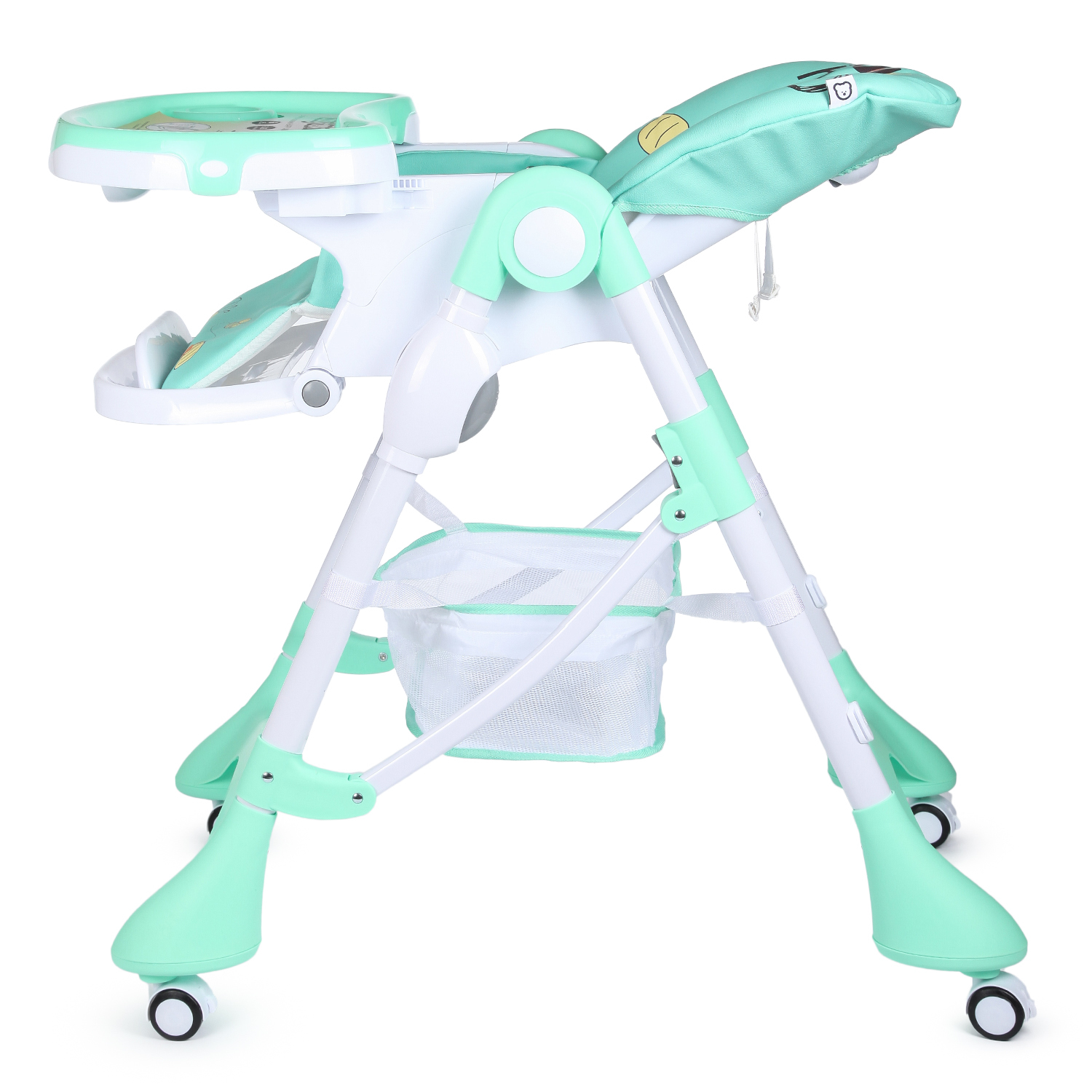 Стульчик для кормления Babyton Animals Green классический - фото 5