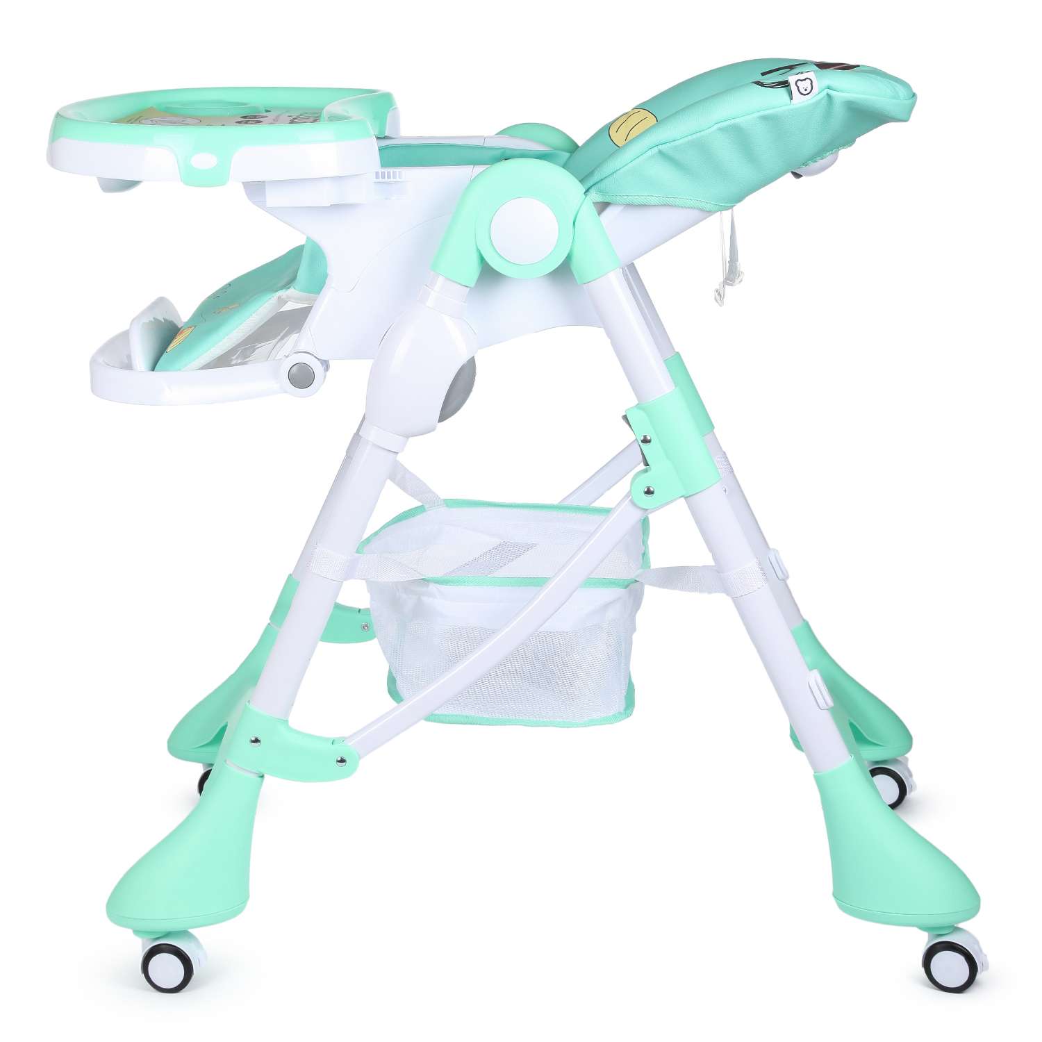 Стульчик для кормления Babyton Animals Green классический - фото 5