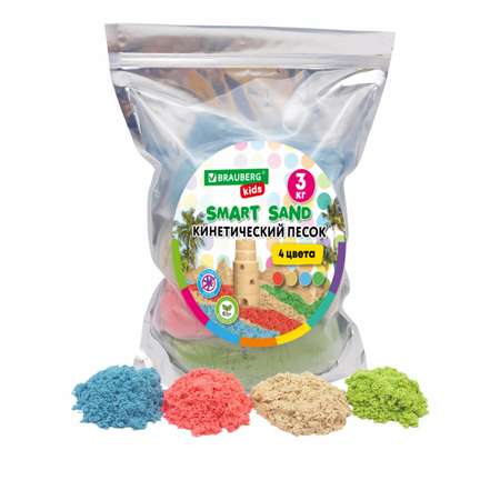 Кинетический песок Brauberg 3 кг