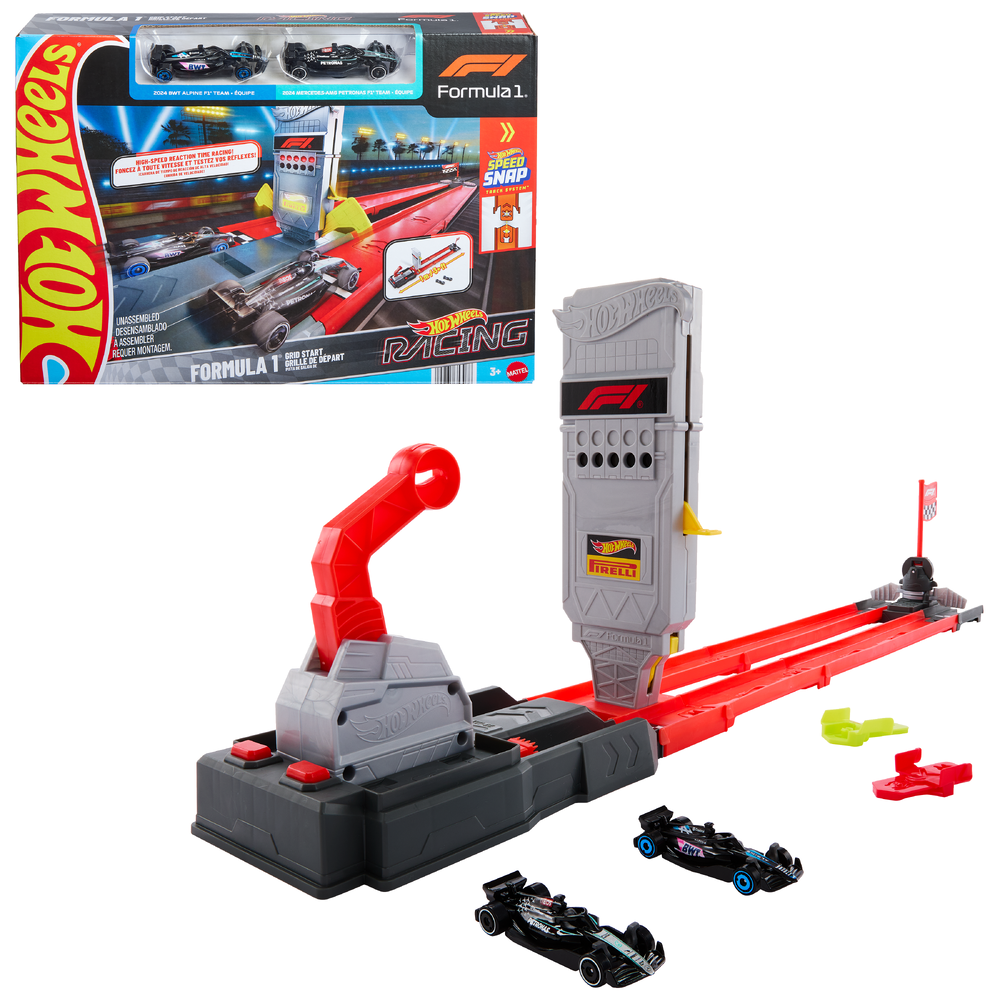 Трек Hot Wheels Стартовый набор Формула 1 JKM88 - фото 1