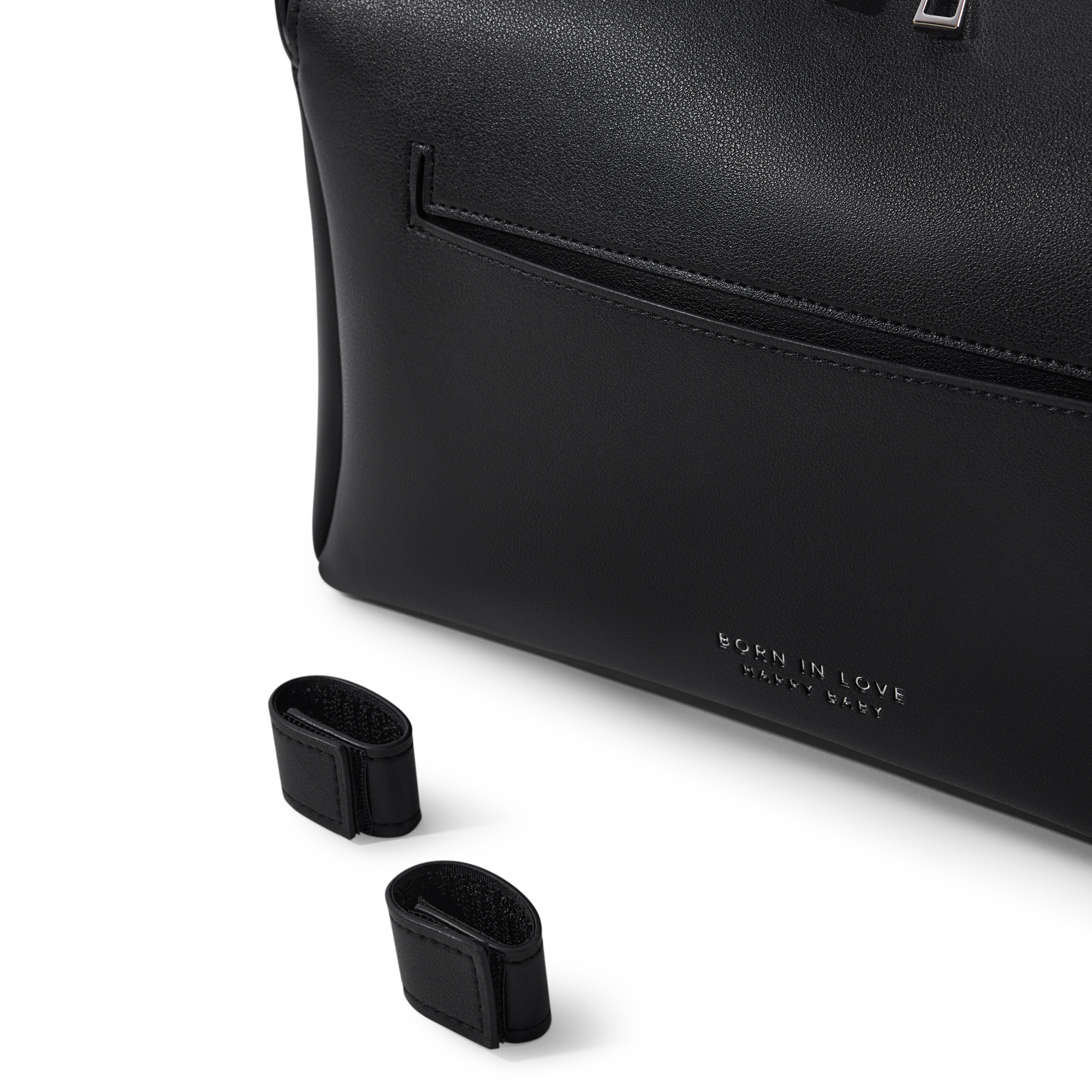 Сумка на ручку коляски Happy Baby 2в1 40098_black - фото 8