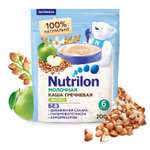 Каша молочная Nutrilon гречневая яблоко 200г с 6месяцев