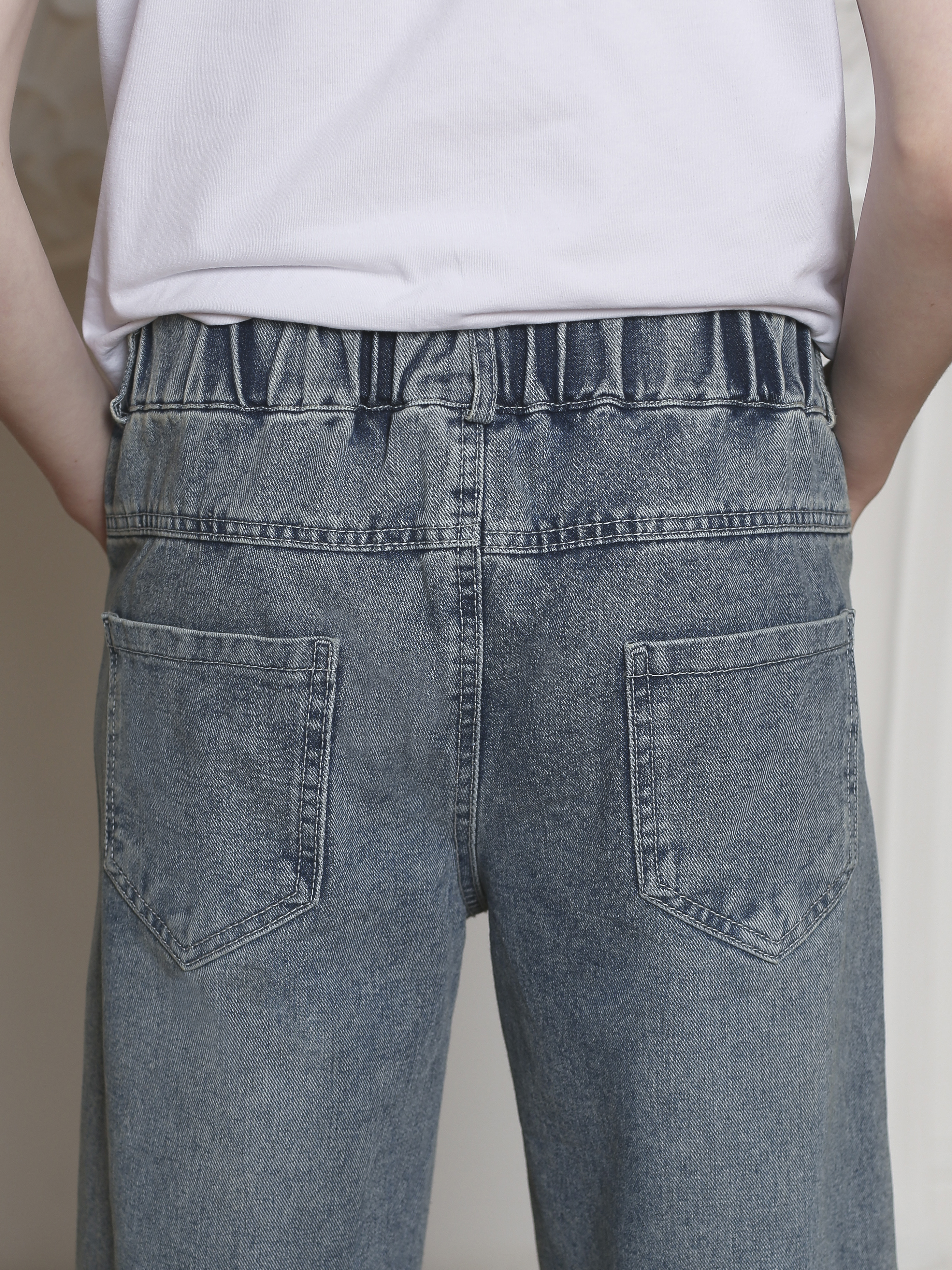 Джинсы-трубы СИНИЙ МИР R167-IL - фото 8