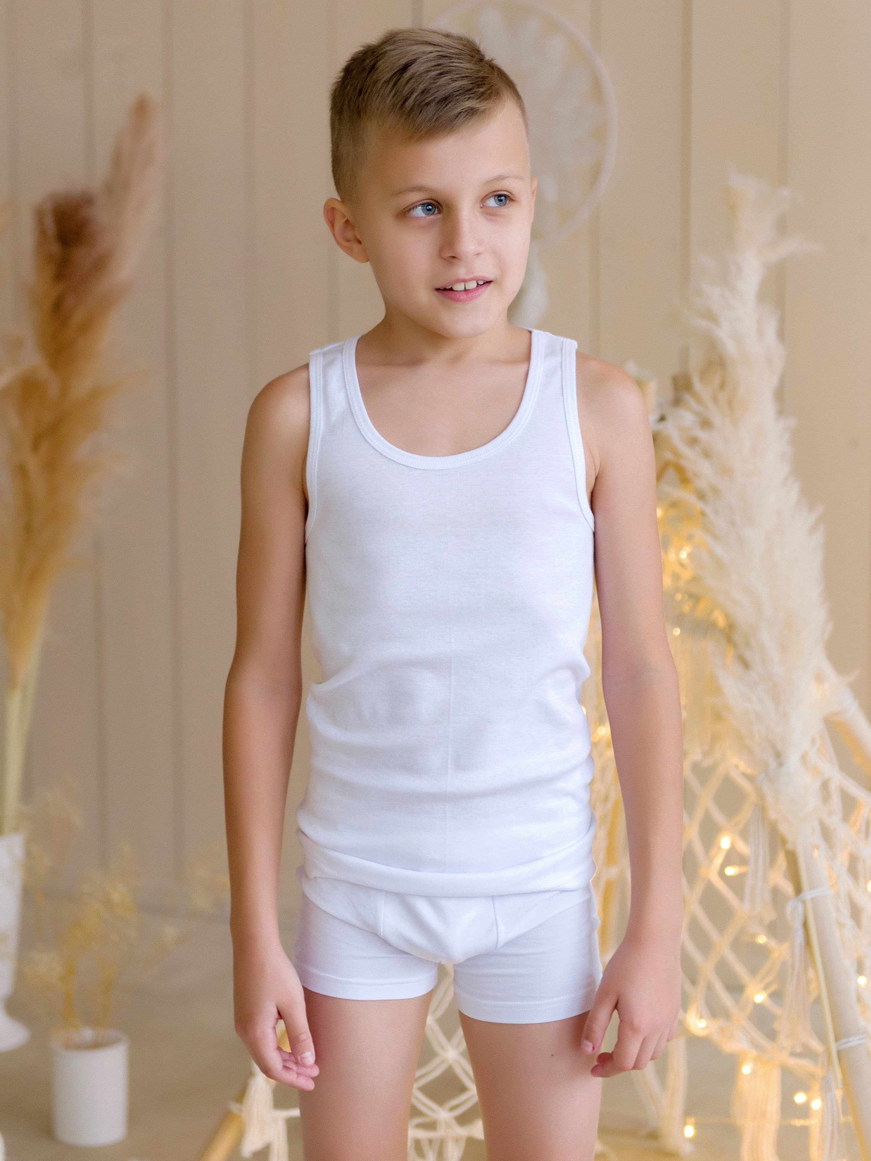 Майка 3 шт ALEX YVN KB5001-3-Белый - фото 1