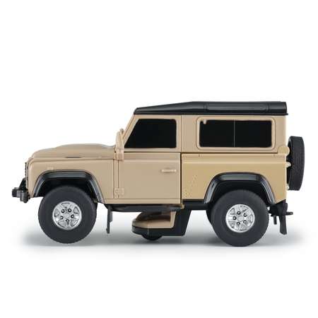 Автомобиль Rastar Land Rover Defender Трансформер 1:32 желтый