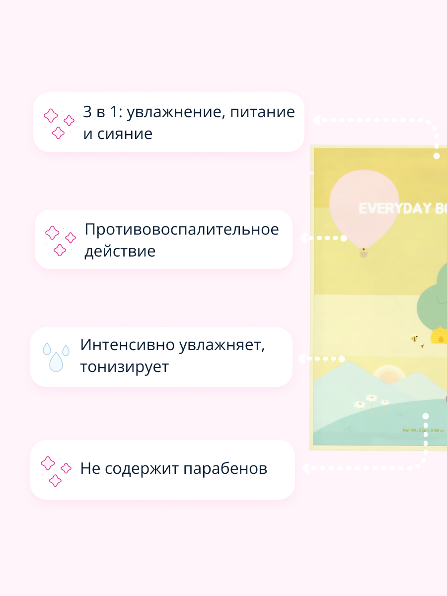 Маска тканевая PACK AGE Everyday bouncy - фото 3