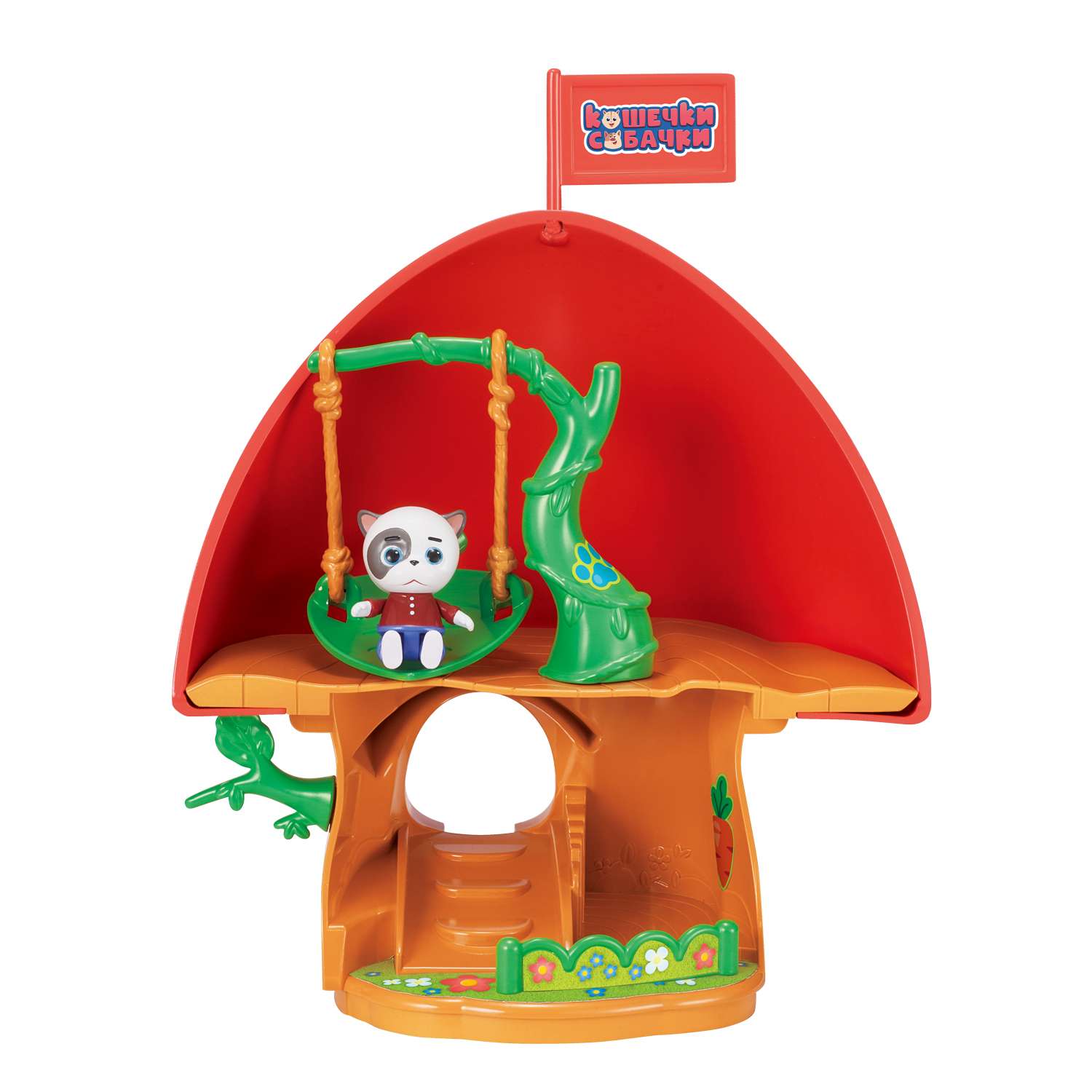 Игровой набор Кошечки-собачки Домик на дереве - фото 6