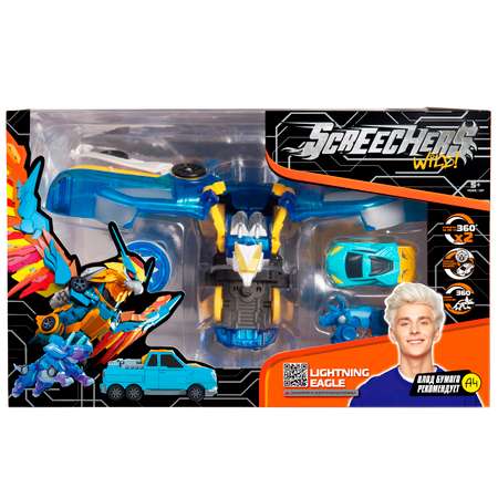 Игровой набор Screechers Wild Лайтнинг Игл