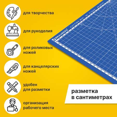 Коврик настольный Brauberg