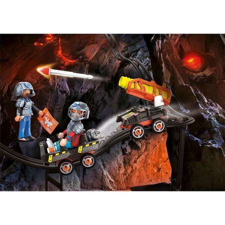Конструктор Playmobil Ракетная шахта динозавра сборная игровая модель