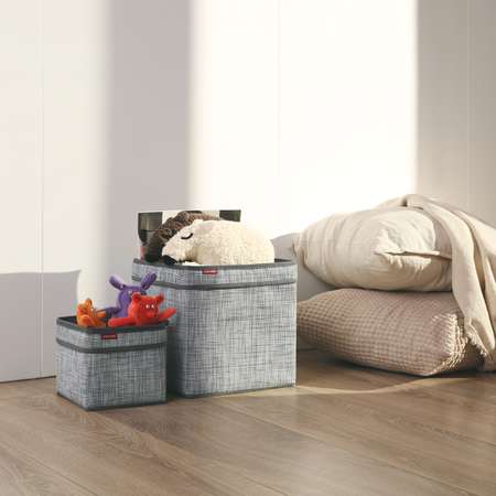 Корзина для хранения с ручками CASY HOME 25х25х25см ВА-034