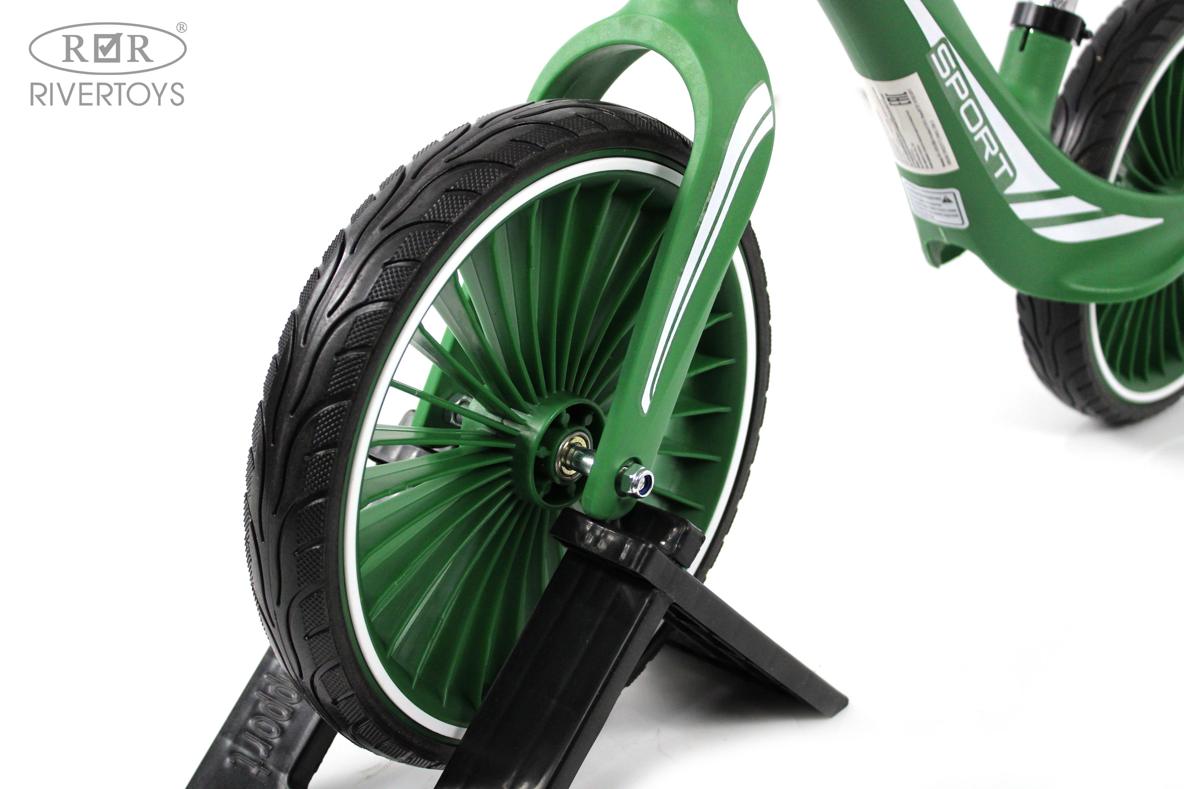 Двухколесный беговел RIVERTOYS 12 дюймов - фото 5