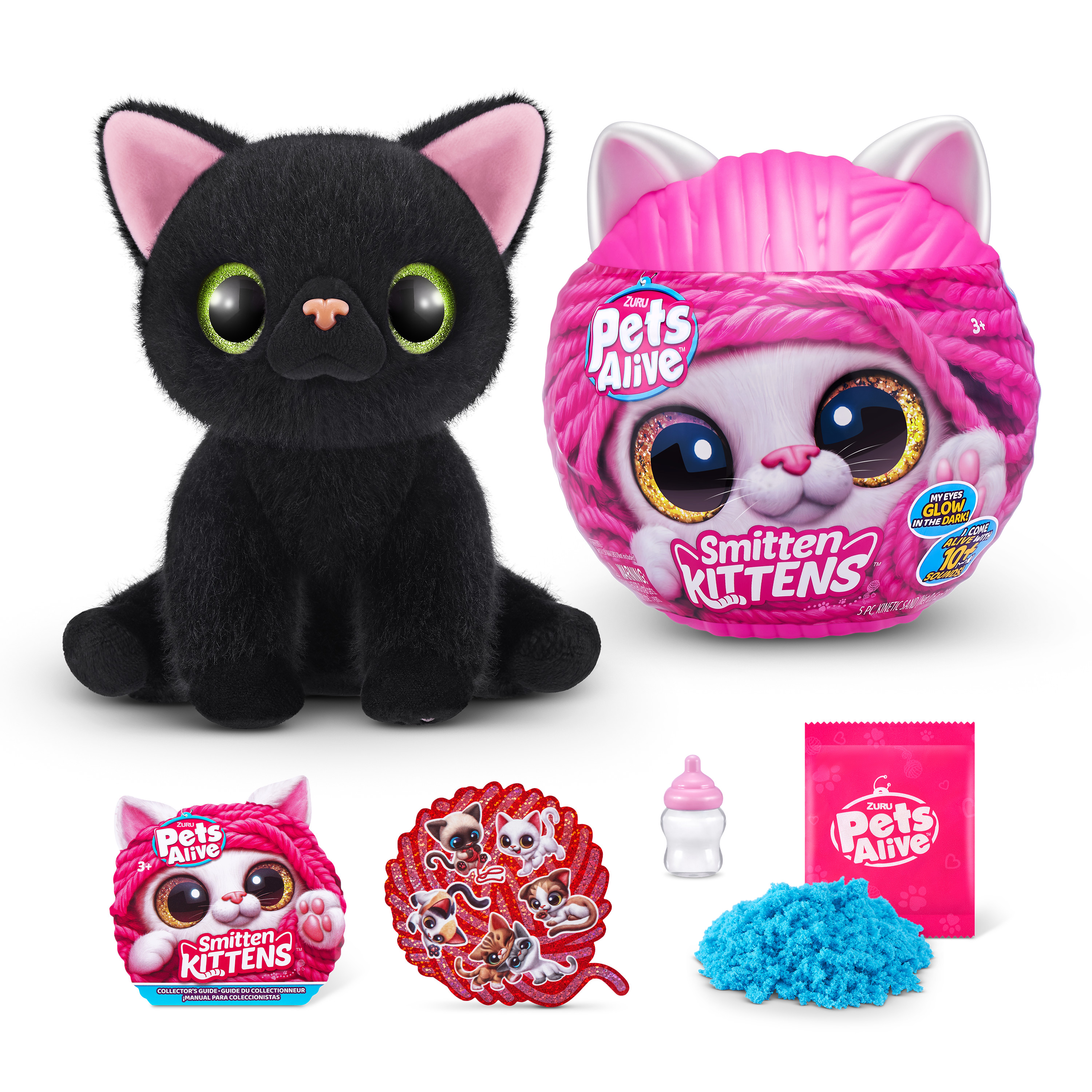 Игрушка мягкая Zuru Pets Alive котик Smitten Kittens - фото 12
