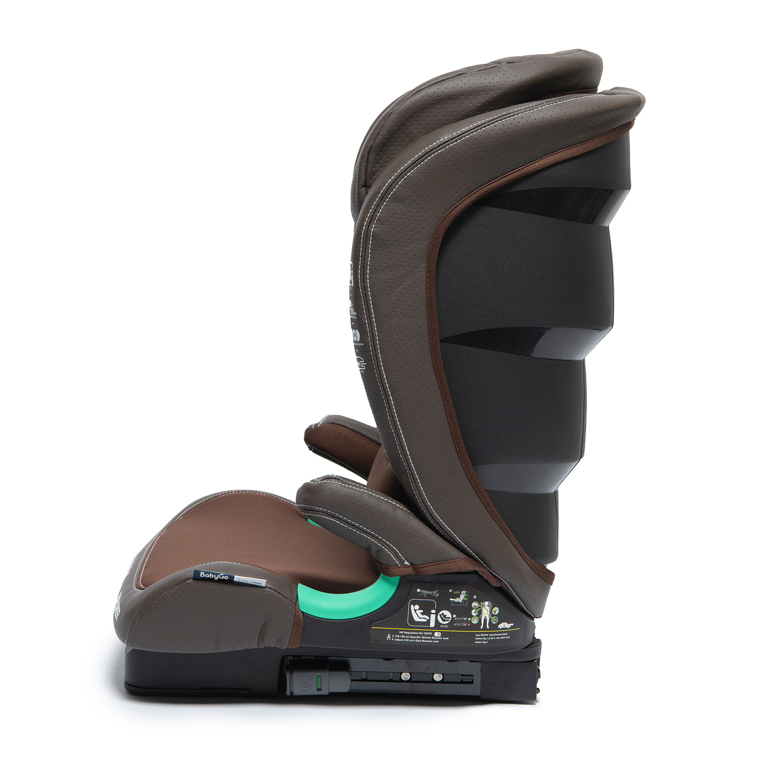 Автокресло BabyGo Explorer New Isofix 2/3 (15-36 кг) коричневый - фото 14