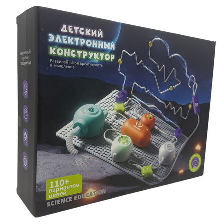 Конструктор SCIENCE EDUCATION Робототехника 110+ схем электронный