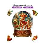 Пазл деревянный Active Puzzles Снежный шар