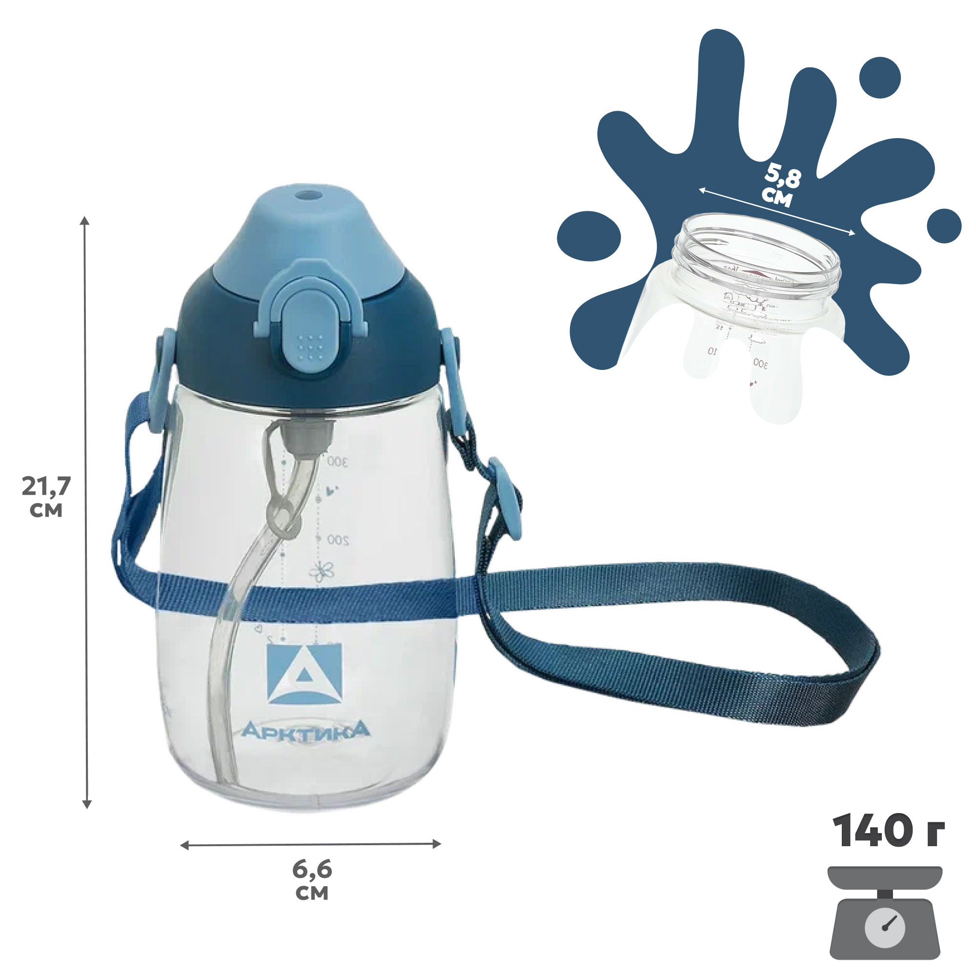 Бутылочка Арктика 480 мл - фото 2