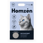 Наполнитель Homzen 20 л 8 кг комкующийся, минеральный