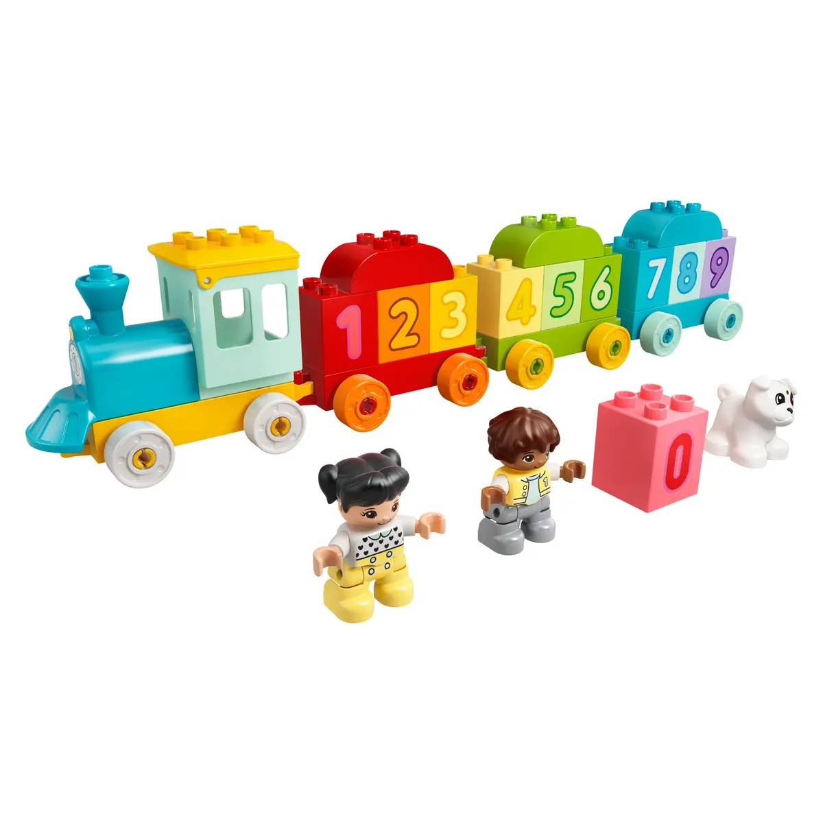 Конструктор LEGO DUPLO Поезд с цифрами блочный - фото 3