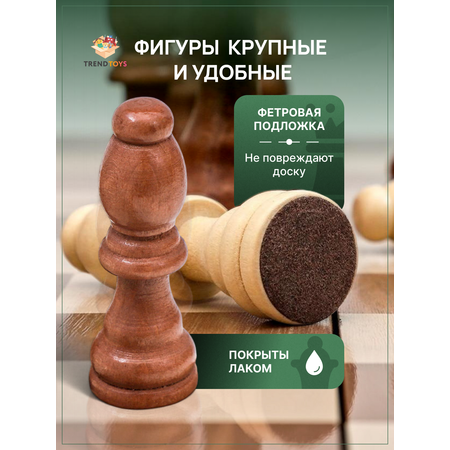 Настольная игра TrendToys Шахматы и шашки
