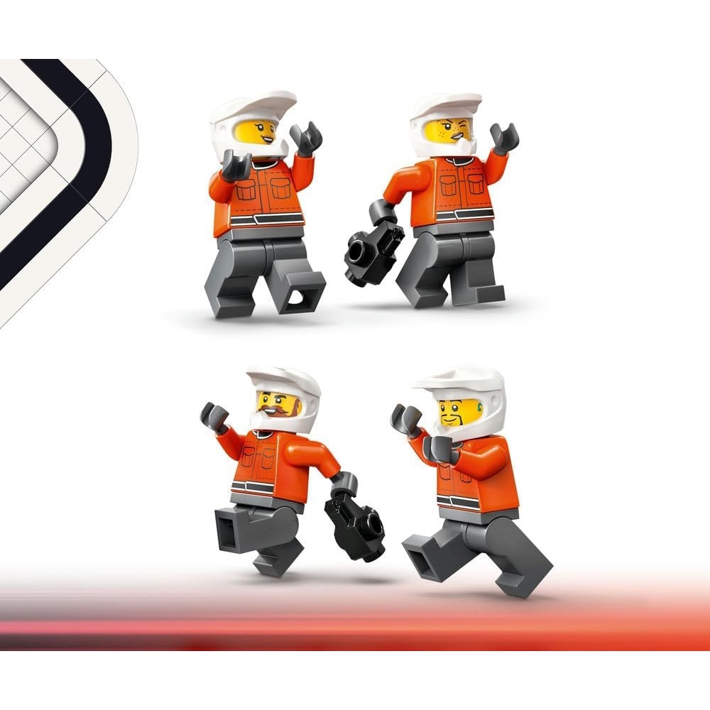 Конструктор LEGO City Формула 1 Питстоп Ferrari Car блочный - фото 6