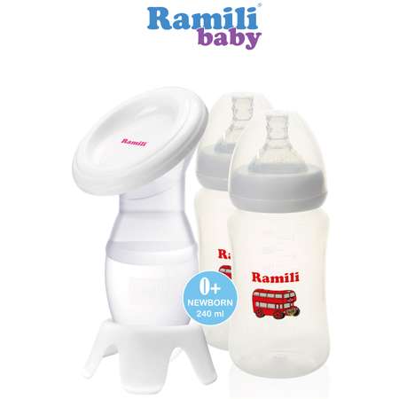 Молокоотсос ручной Ramili MC200240MLX2 с двумя бутылочками