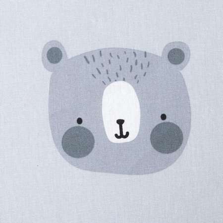 Простыня Этель Gray bear 150х214 см бязь