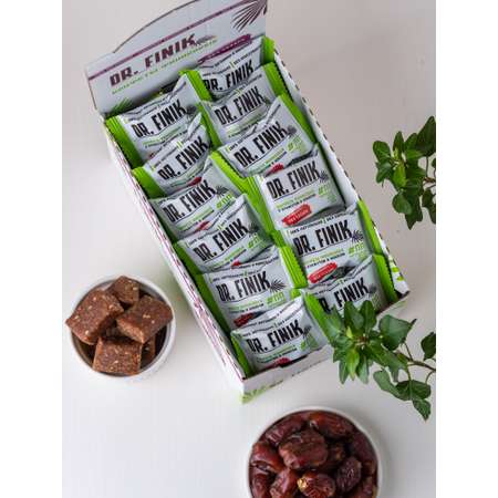 Полезные конфеты из фиников Dr.Finik с кокосом и кунжутом 750 г без сахара