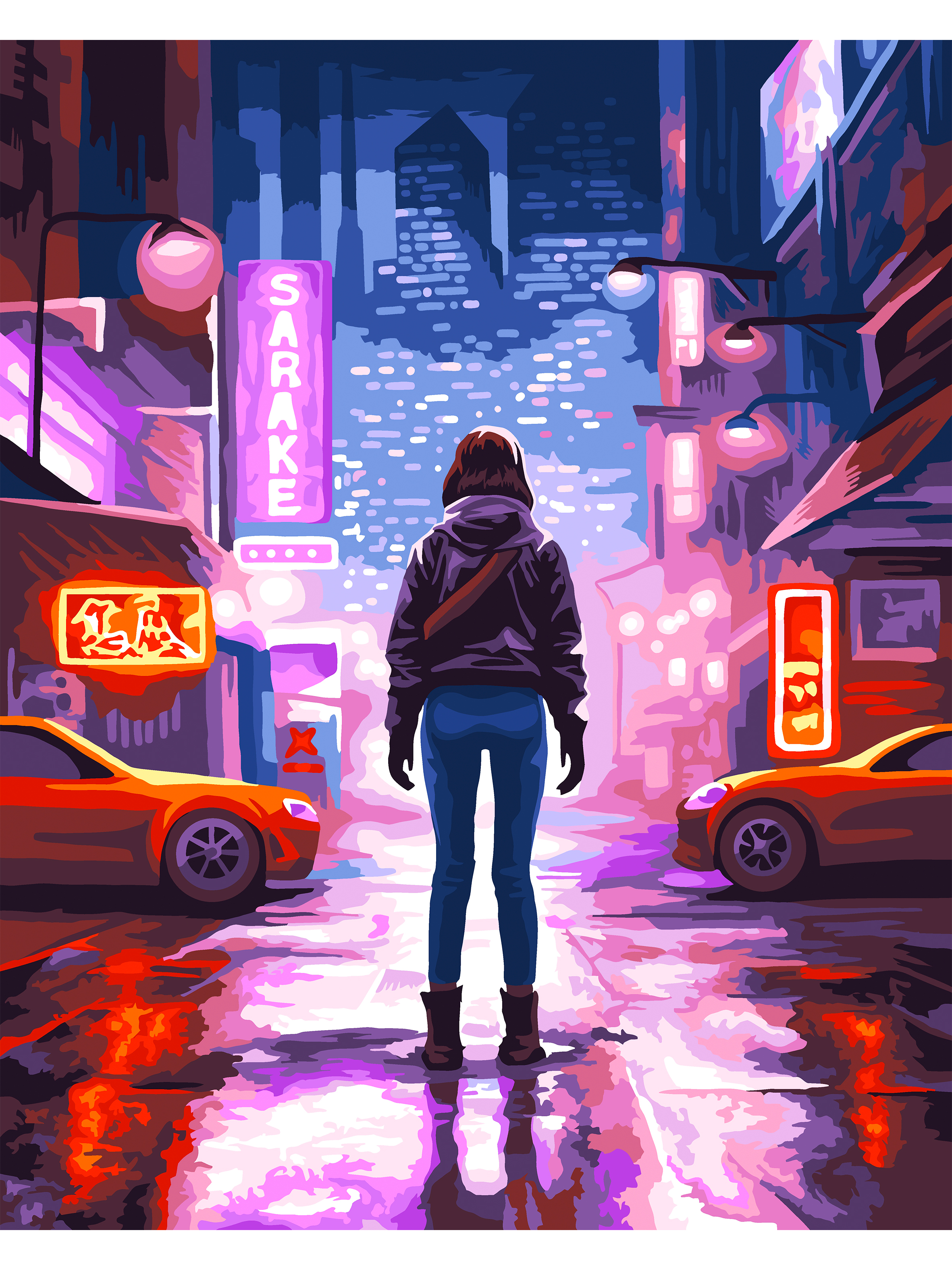 Картина по номерам Hobby Paint Ночная жизнь в ассортименте - фото 2