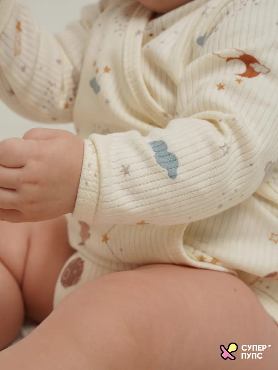 Боди 3 шт Супер Пупс нбр/3пр/бд/зап/таупкапибары - фото 12