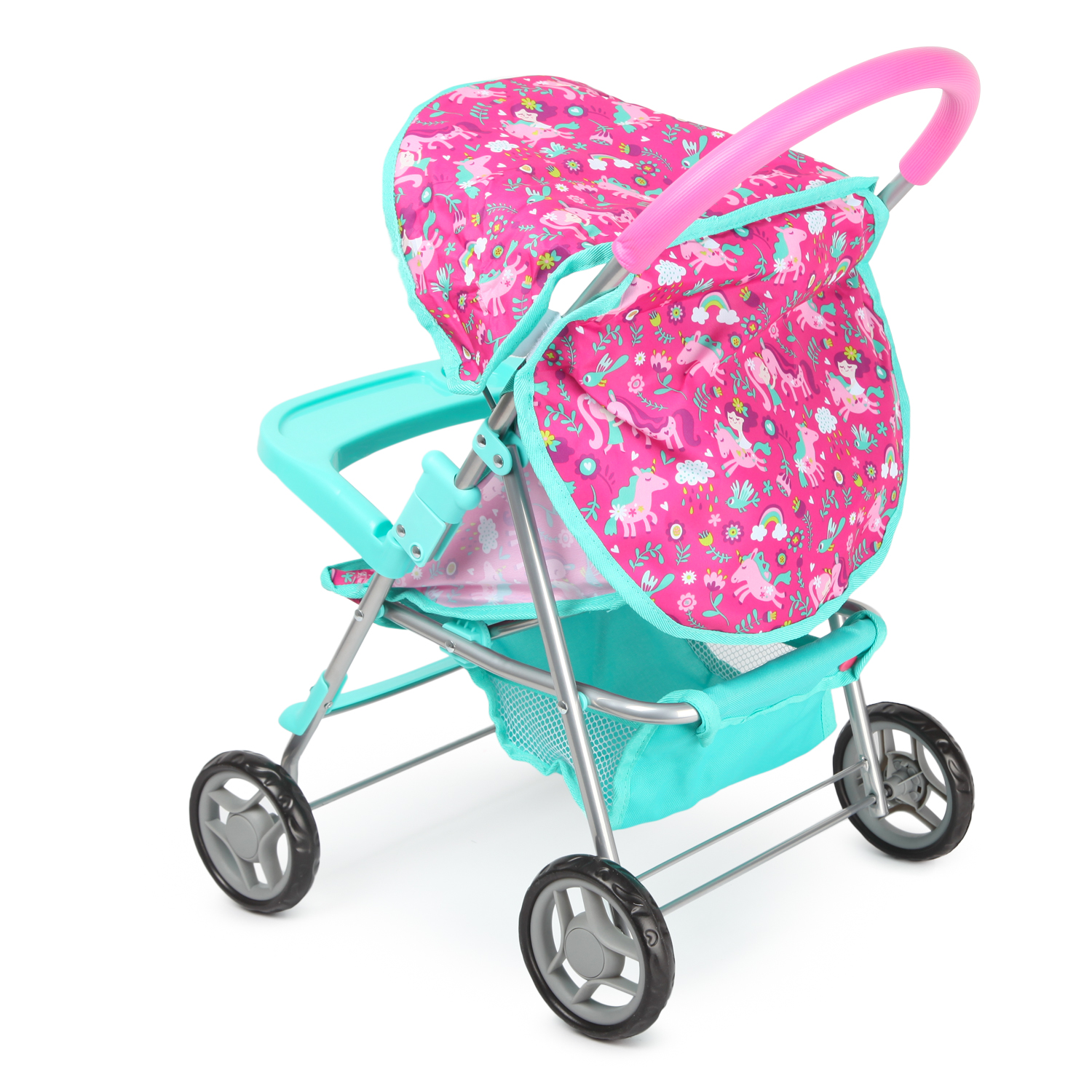 Коляска-трость для кукол Demi Star 9617 Unicorn2 - фото 4