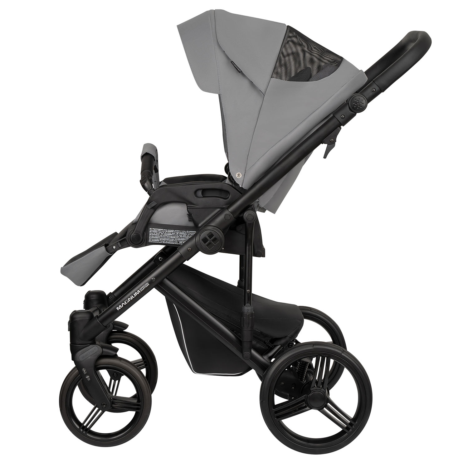 Коляска 2в1 Bebetto Magnum Light SE серый - фото 8