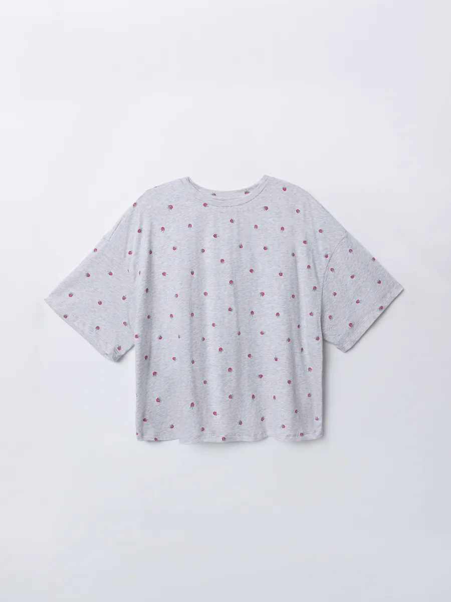 Пижама Mark Formelle (Марк Формэль) 592670/малина на св.сером меланже - фото 6