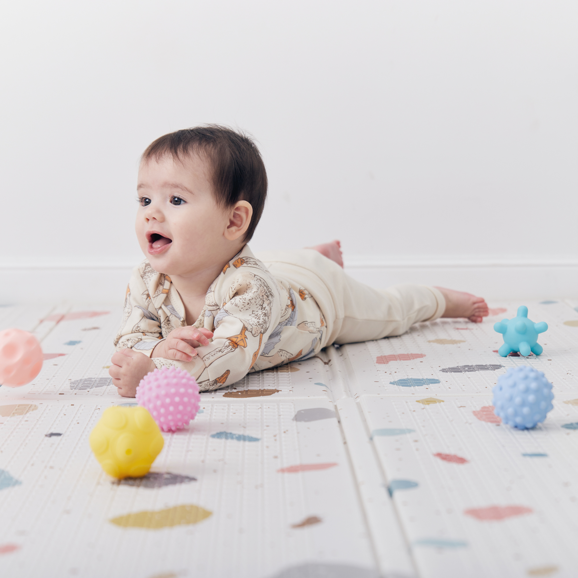 Детский складной коврик Happy Baby 145 x 195 см - фото 12