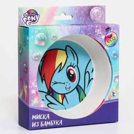 Миска TVM Детская из бамбука «Рэйнбоу Дэш» My Little Pony