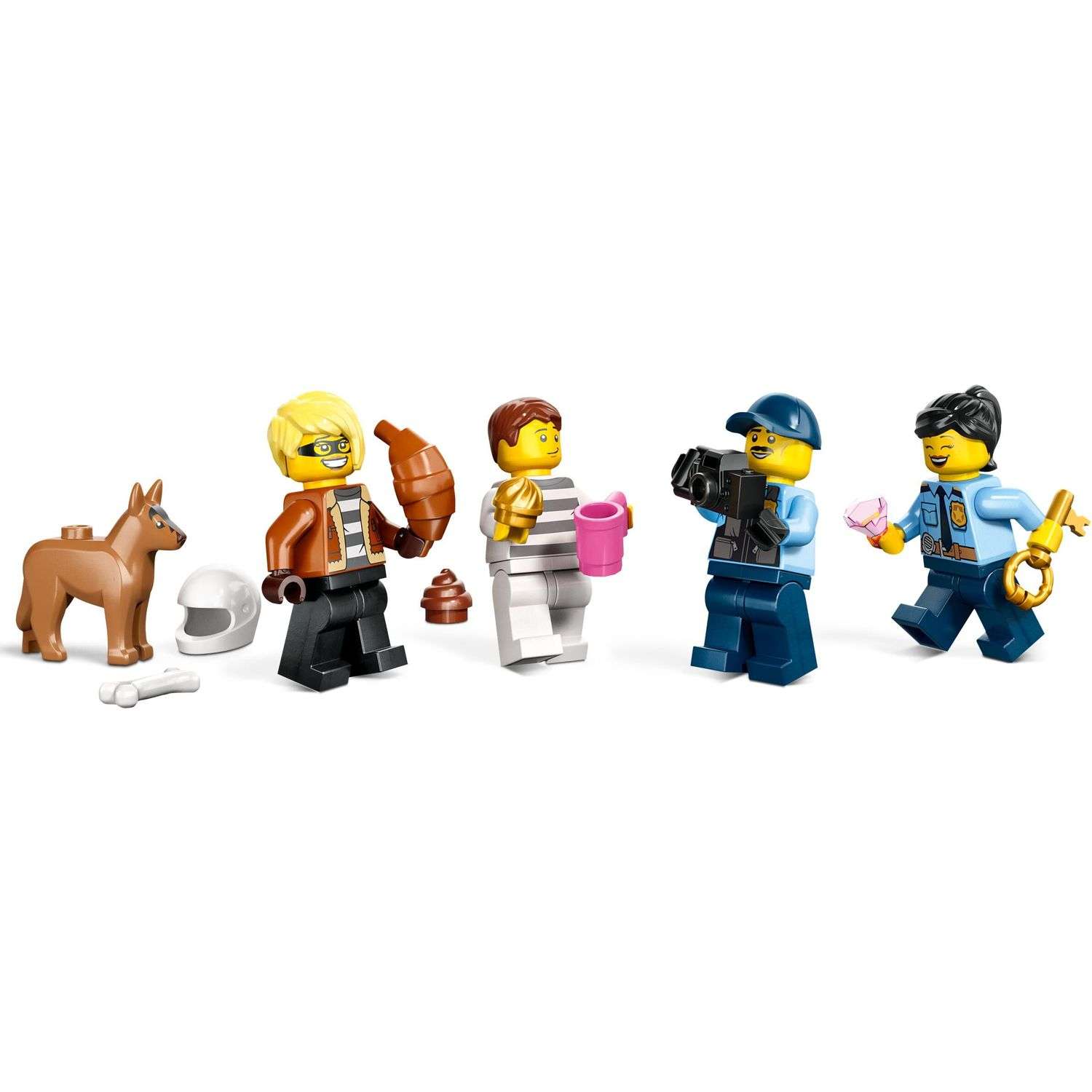Конструктор LEGO City Побег из полицейского участка блочный - фото 7
