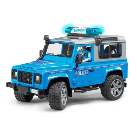 Полицейская машина Bruder Land Rover Defender Station