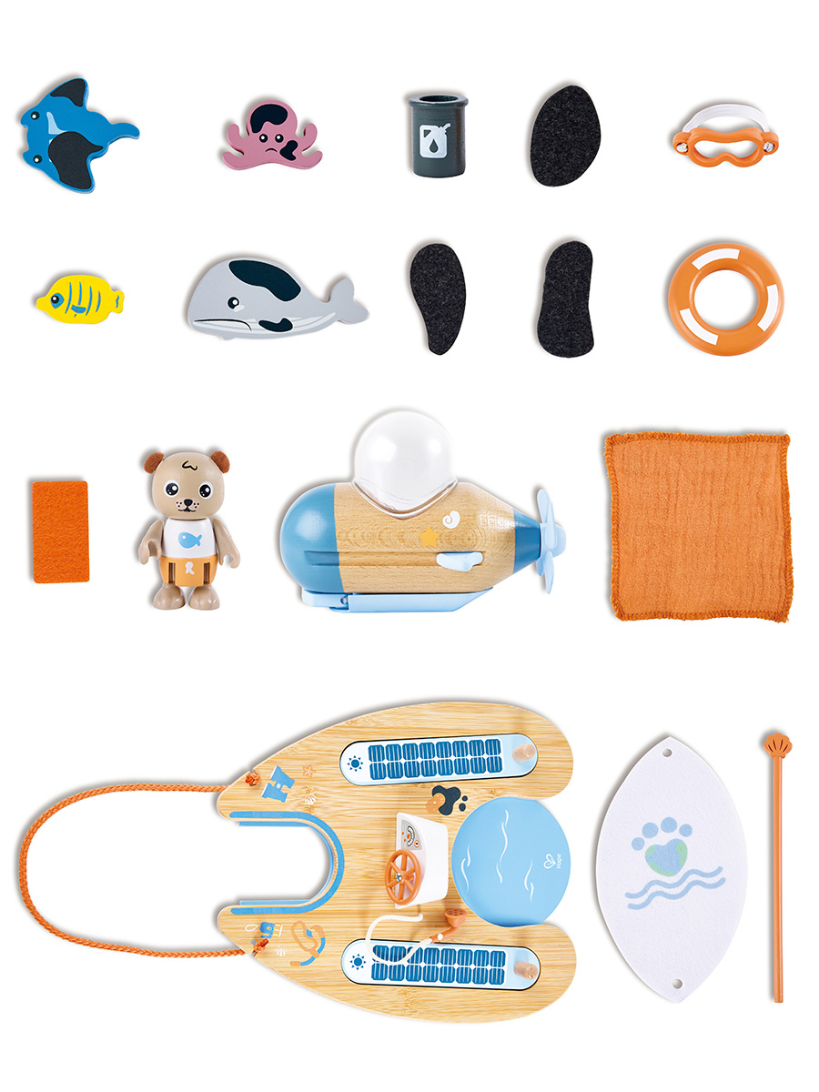 Игровой набор Hape Эко-катамаран - фото 11