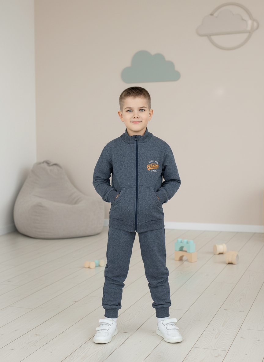 Спортивный костюм Утенок к-603 джинс - фото 1