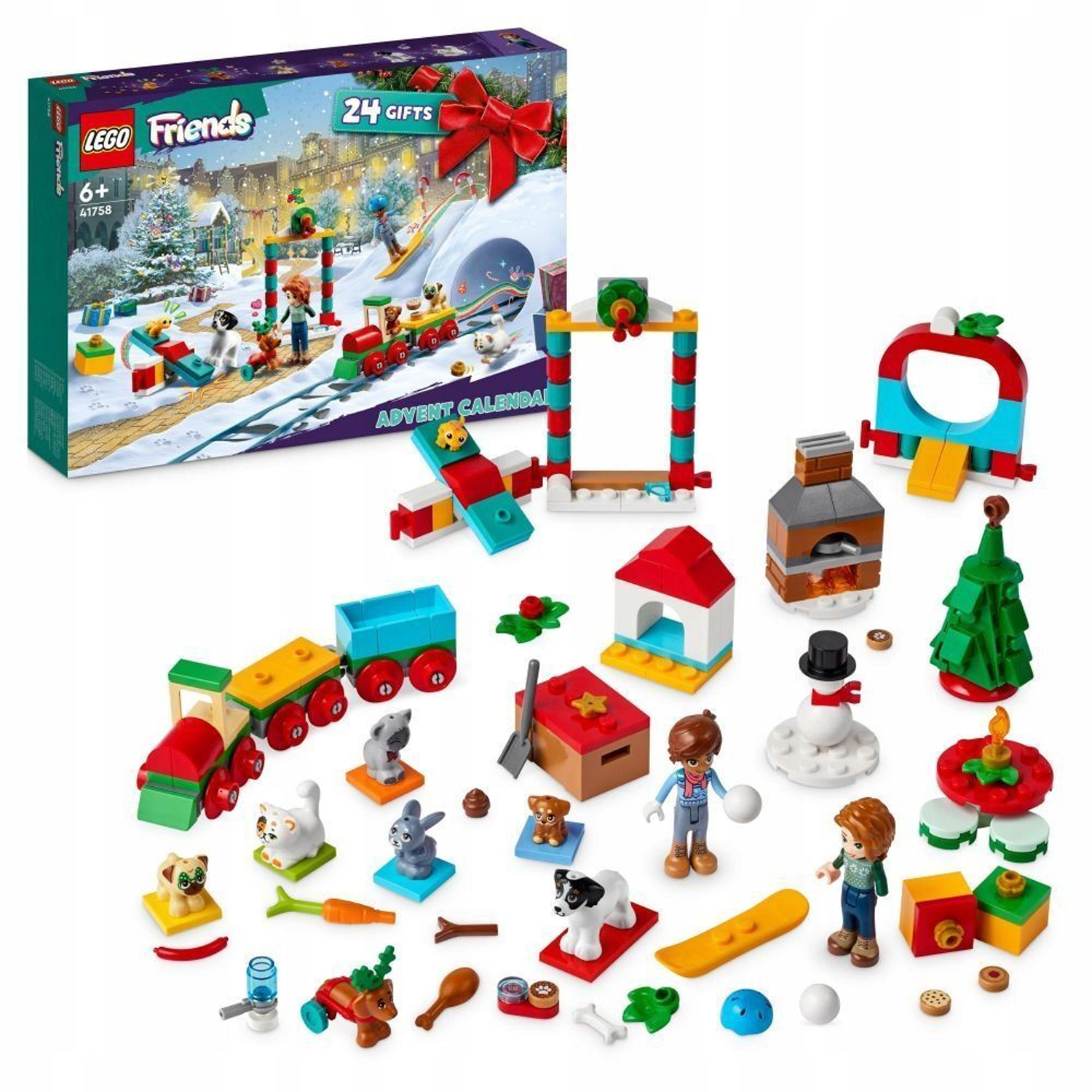 Конструктор LEGO Friends Адвент-календарь блочный - фото 1